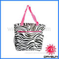 Zebra Print Best Beach Tote Bag